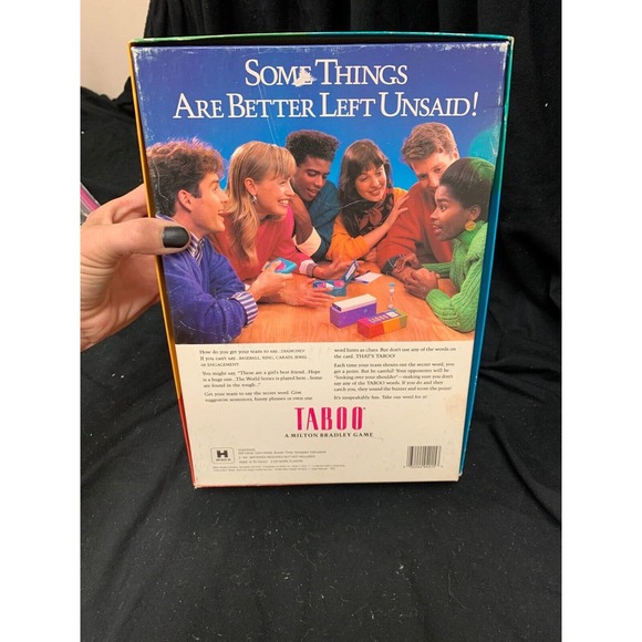 ORIGINAL Classic Family Game - TABOO 1989 HORSCH Complete, FS Benefits Charity - Picture 7 of 9